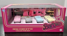  IN HAND Hot Wheels x Barbie The Movie 1956 Corvette Collector Set 4-Pack LE 