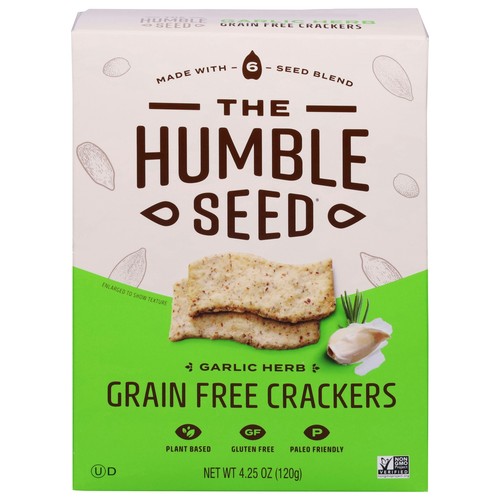 The Humble Seed Crackers Garlic Herb - 4.25 OZ (Pack of 6) - Picture 1 of 2
