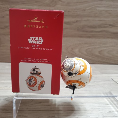 BB 'S Noël BB8 Porcelaine Poinçon Souvenir Star Wars Ornement Neuves en