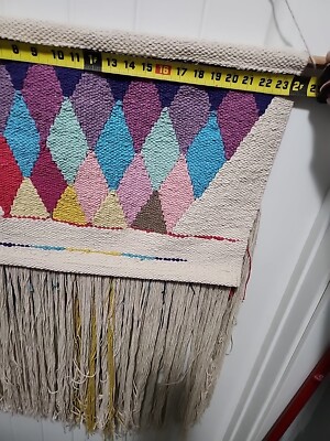 Décor Mural Macramé Bohème Karma Living 24x36 Pouces - Multicolore, Occasion