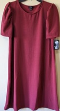 Mackenzie & James Women's Maroon Dress Size 1X  New