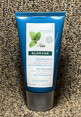 Klorane anti pollution protective conditioner with aqua mint  5 fl oz