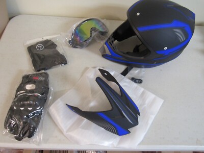 VIRTUE MD-905 DOT ~ Motorcross Helmet, Size Large 59-60