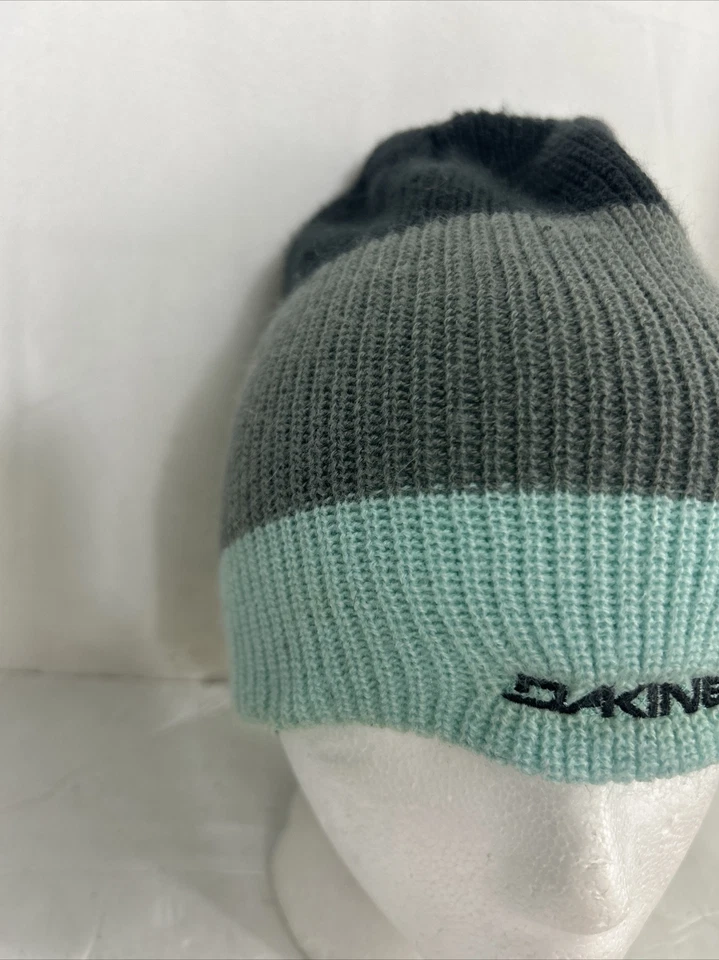 Da Kine 男式 Lester 尾部罗纹豆豆蓝色灰色绿色丙烯酸均码 — 第 4/4 张图片