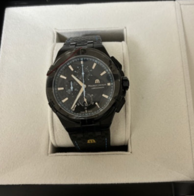 Maurice Lacroix Icon Chronograph Uhr AI1018-PVB01-337-1 Limitiert Selten F/J