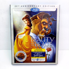 Disney Beauty And The Beast 25th Anniversary Edition Blu-Ray  DVD Movie