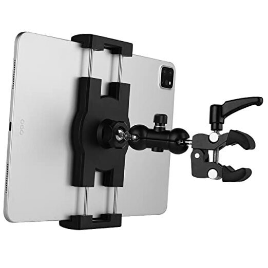 Tablet Holder for Treadmill/Spin Bike/Stroller/Wheelchair/Golf-image