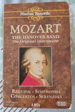 RARE Mozart The Hanover Band On Original Instruments by Nimbus Records Cassettes