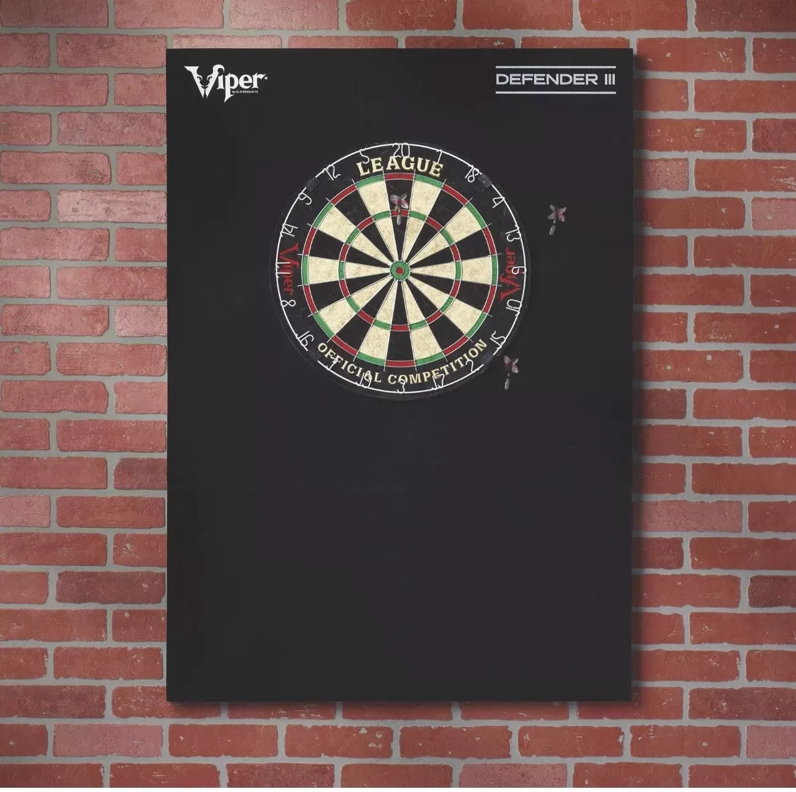 Viper DEFENDER III 3 Dartboard Surround Wall Protection DARTS 1” V-Foam Pad