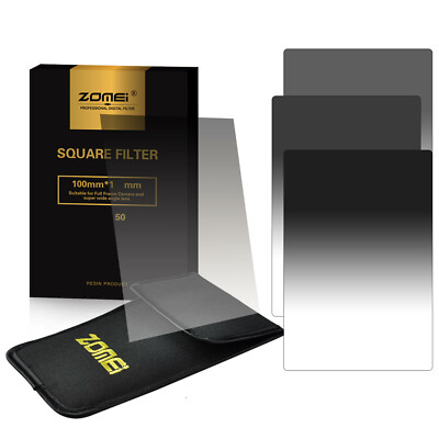 ZOMEI Square Gradual Neutral Density Filter 100mm*150mm for Camera DSLR Cokin Z