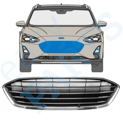 Genuine Ford Focus Mk4 Front Chrome Radiator Grille 2292763 for 