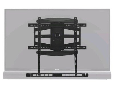 Flexson Freischwinger TV Halterung Schwerlast Stahl ausziehbar bis 50KG 32-70'' neigbar