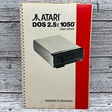 Atari DOS 2.5 1050 Disk Drive Owners Manual 1985