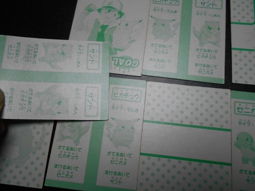 Tarjeta de juego de póker Pokémon Karuta x5 Articuno Ninetales Ash Pikachu etc #3613 - Imagen 15 de 18