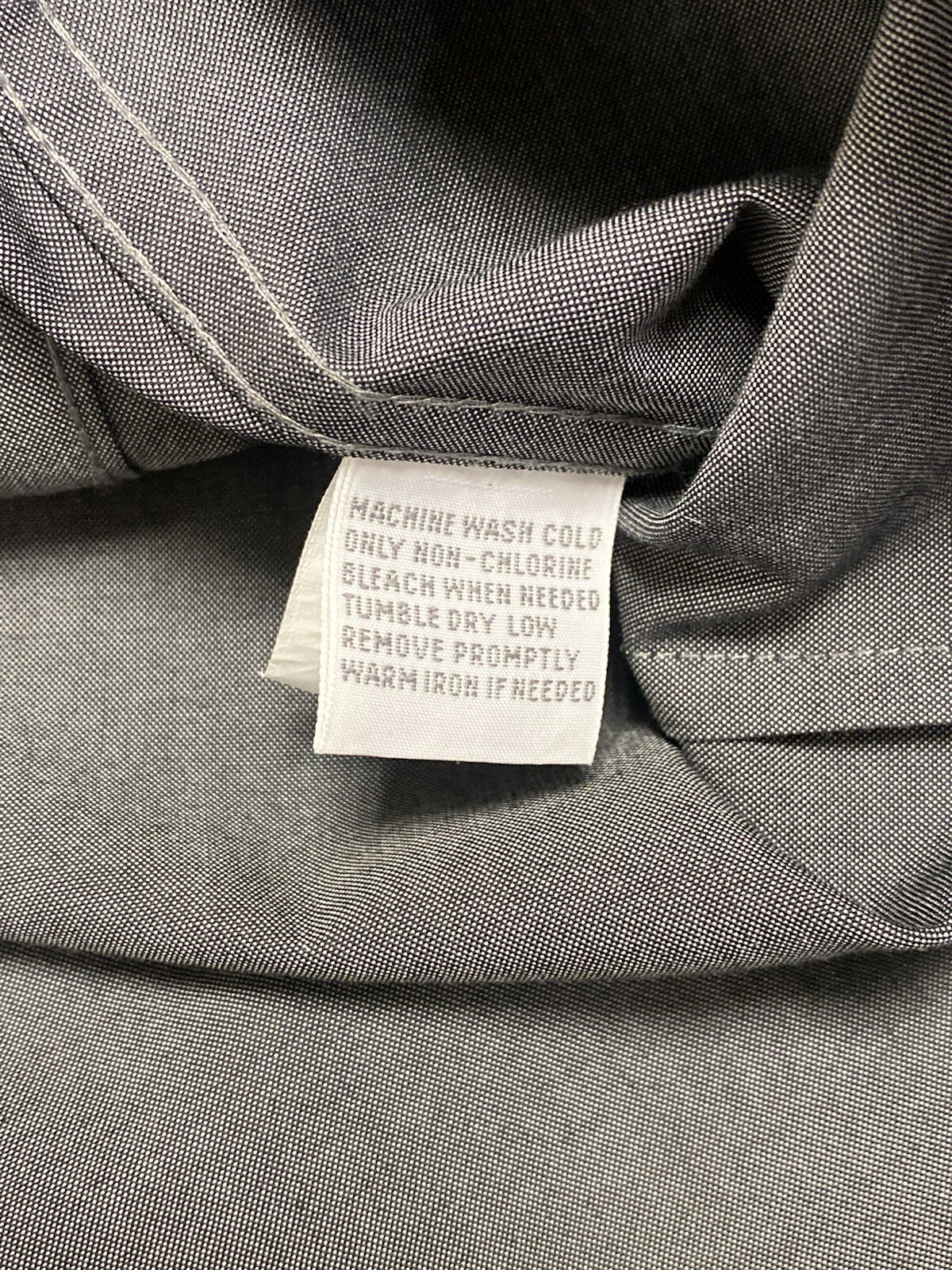 PENDLETON Fitted Gray Ruffle Button Up 3/4 Cuff S… - image 6