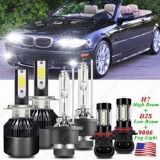 For 2001-2006 Bmw 330ci Ledhid Headlight High Low Beam Fog Lights Bulbs Kit For 2001-2006 Bmw 330ci Ledhid Headlight High Low Beam Fog Lights Bulbs Kit