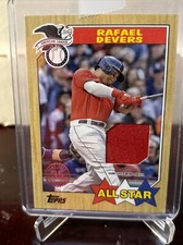 Rafael Devers 2022 Topps Series 2 All-Star 1987 35th Anniversary Jersey Relic