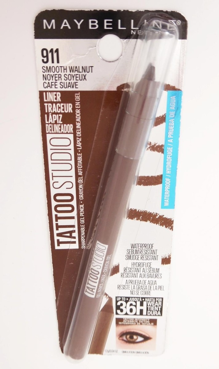 Maybelline Tattoo Studio 36H Sharpenable Gel Pencil Liner - 911 Smooth Walnut