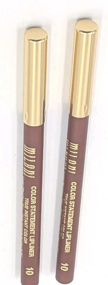 Delineador de labios Milani Color Statement color instantáneo NUEVO sin sellar #10 cacao (lote de 2) Foto 2 de 4