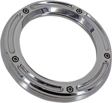 TRASK TM-0040CH COVER DERBY ASLT CHROME HARLEY FLTRX 1690 ROAD GLIDE 2015