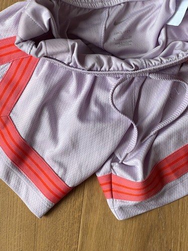 NIKE FLY BASKETBALL SHORTS LAVENDER PURPLE ORANGE YOUTH SMALL S WNBA - Picture 3 of 6