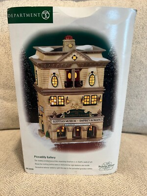 Department 56 Piccadilly Gallery Dickens Village Series 2001 No Light