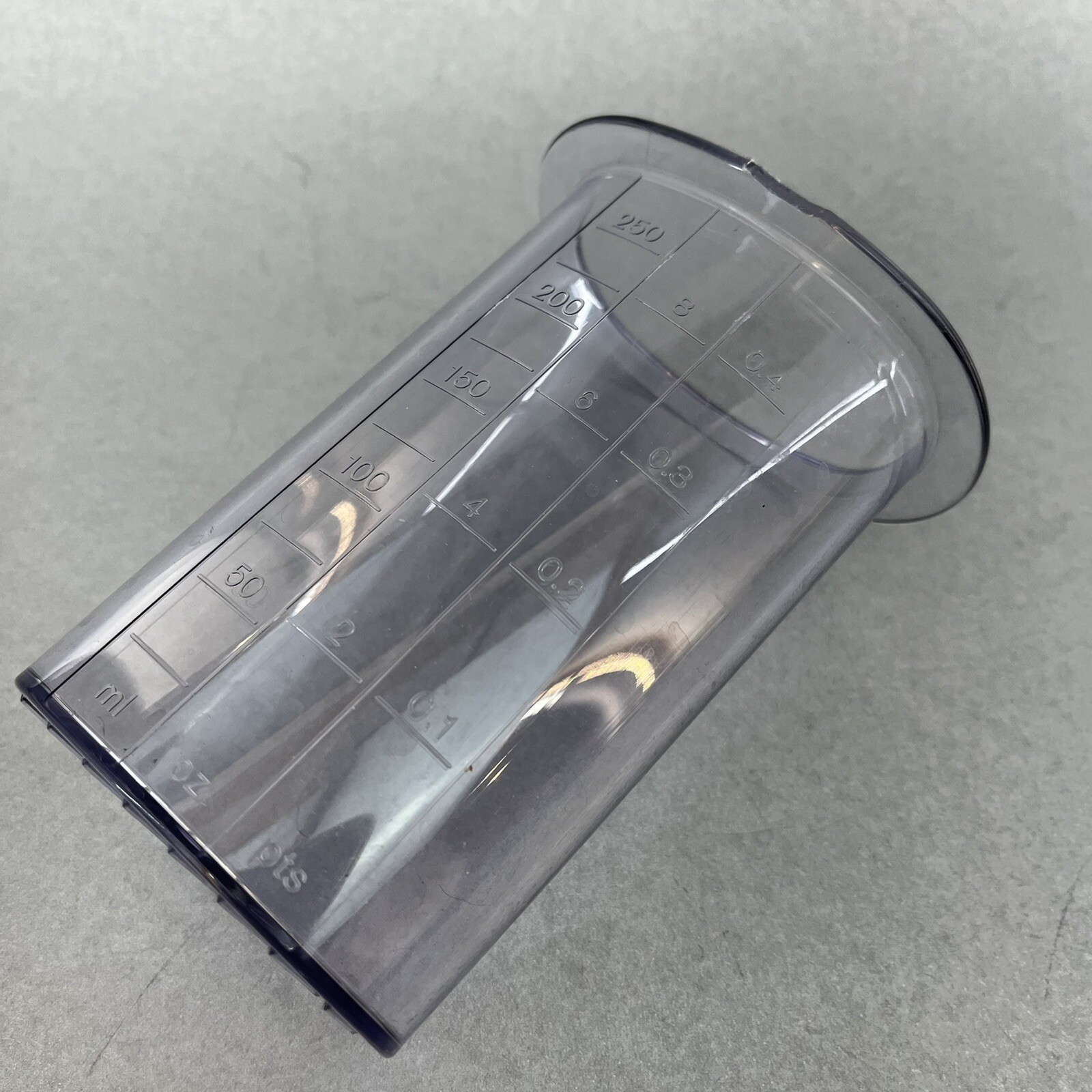 ONE Braun Food Processor Food Stock Pusher 4243 4258 4259 4261 4262 Clear