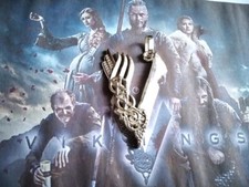 Vikings TV series logo pendant made sterling silver 925-artisan product