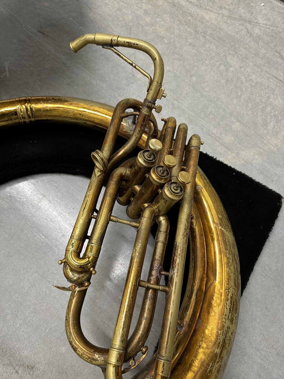 Nice King Sousaphone with Gig Bag, Neck and Bit eBay