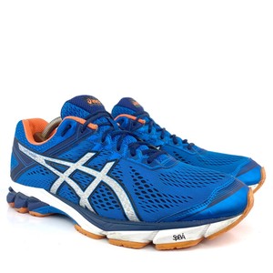 orange athletic shoes