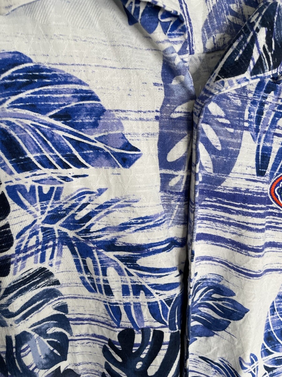 古着 “ Bahama” Hawaiian Shirt Vintage Tommy Bahama Hawaiian Shirt Mens XL Blue Floral Camp