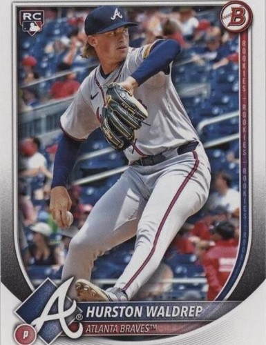 HURSTON WALDREP サイン BOWMAN 1st MLB Hurston Waldrep 2025 Bowman 