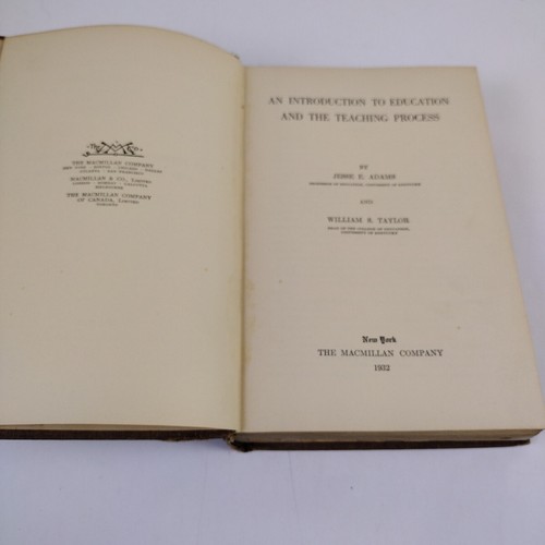 Eine Einführung in die Bildung und den Lehrprozess von Adams & Taylor 1932 - Bild 5 von 13