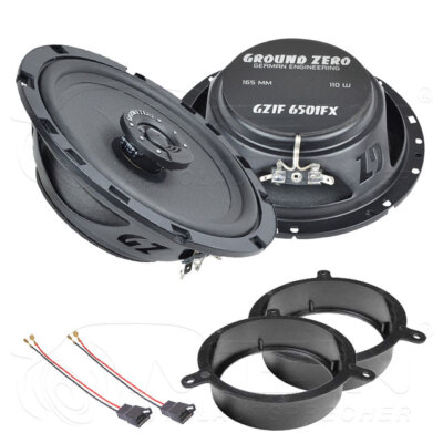 GROUND ZERO LAUTSPRECHER für RENAULT SCENIC III - 3 2009-2016 Front Vorn #AJ2U