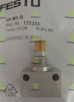FESTO-GR-M5-B 1PC New One-Way 1-Way Flow Control Valve Contr Free Shipping GRM5B