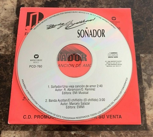 SOÑADOR / BANDA AYOTLAN -UNA VIEJA CANCION DE AMOR / EL CHIFLIDITO- 1994 MEX CD - Picture 3 of 3