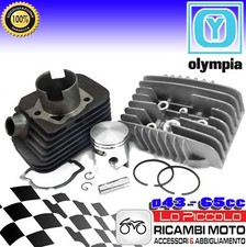 GRUPPO TERMICO OLYMPIA 65cc CILINDRO Ø43 SPINOTTO 10mm PIAGGIO CIAO - BRAVO 50