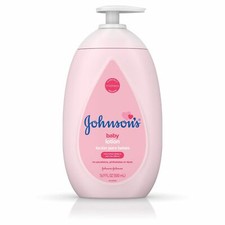 Johnson Moisturizing Pink Baby Lotion with Coconut Oil 27.1 Ounces