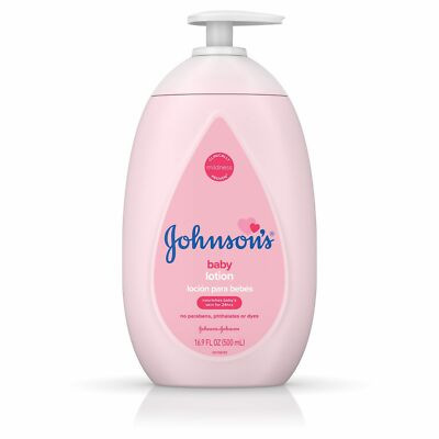 Johnson Moisturizing Pink Baby Lotion with Coconut Oil 27.1 Ounces