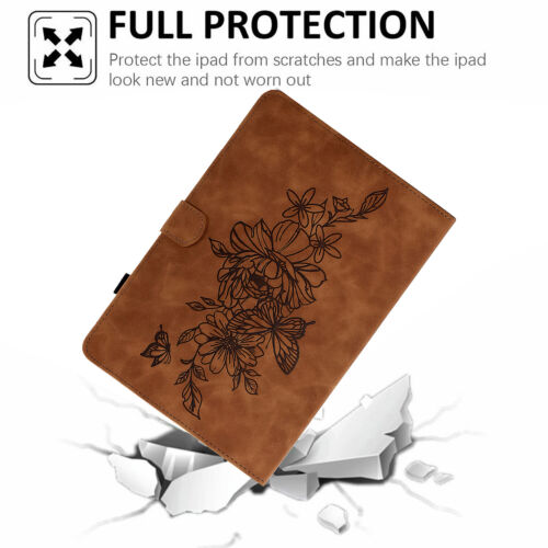 Smart Case Leather Cover For iPad 10th Gen 10.9" 5/6/7/8/9th 10.2" 9.7" 11" 2022 - Picture 46 of 84