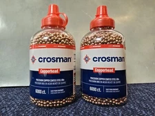 Crosman Copperhead BBs Copper Coated Steel BB's 6000ct | Qty 2x 