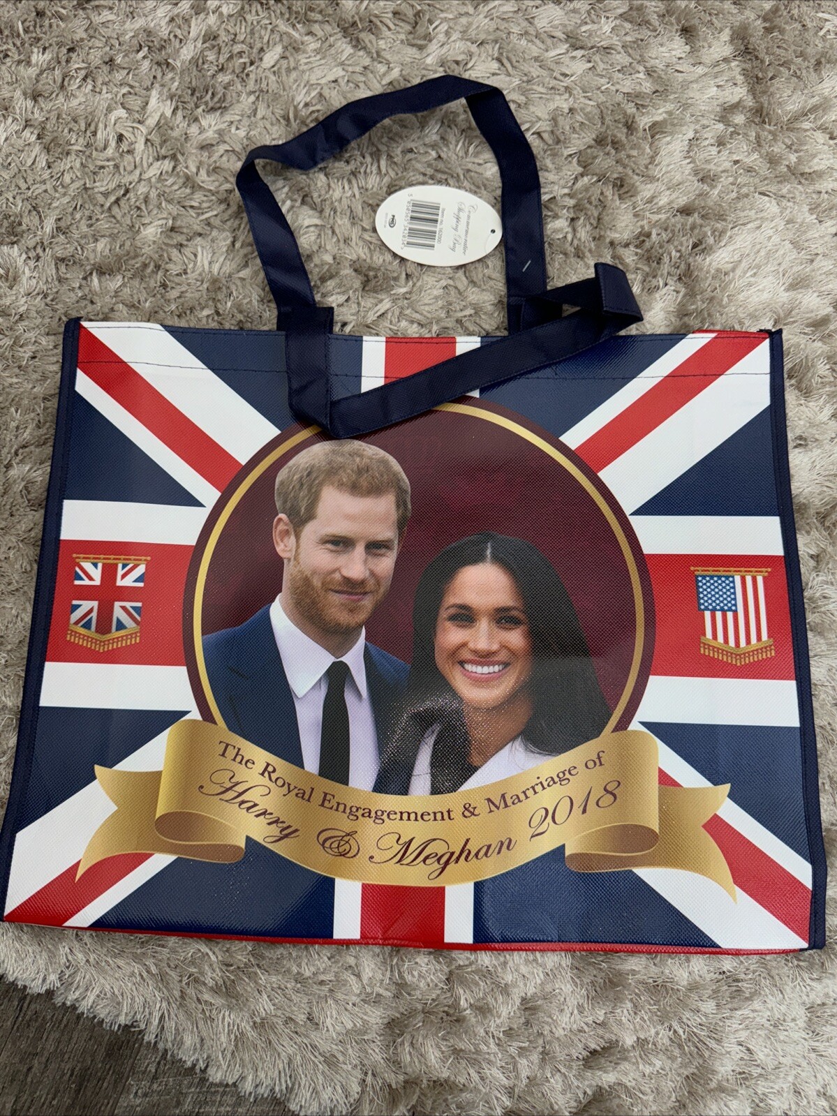 Prince Harry & Meghan Markle Royal Wedding 2018 Commemorative Shopper Bag