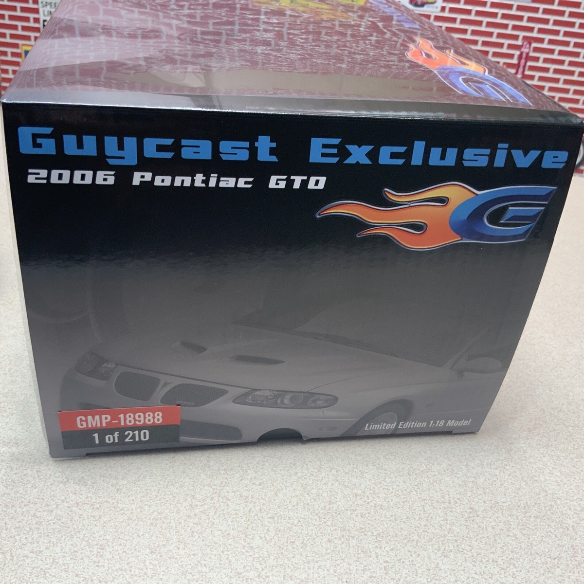 GMP 1/18 Pontiac GTO 2006 Noire - Miniature Neuve Sous Blister - Prése