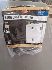 Everbilt 5" Reinforced Gate Kit For Plastic Fence. 