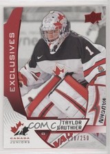 2019 Upper Deck Team Canada Juniors Exclusives 238/250 Taylor Gauthier #20 0a4