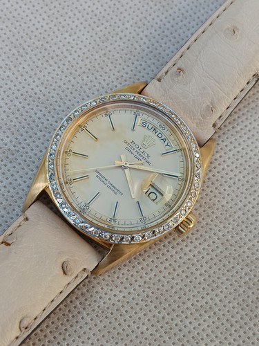 Rolex Day Date 1803, 18K Gold, Diamond Bezel, Special Dial, 18...