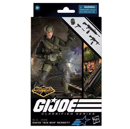 Hasbro F7737 6-Inch G.I. Joe Classified Series Night Force David Big Ben Bennett - Picture 2 of 5