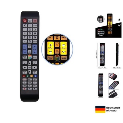 Universal Fernbedienung für Samsung Smart TV mit Hintergrundbeleuchtung, Extr...