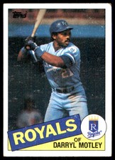 Darryl Motley 1985 Topps #561 Royals MLB READ FREE SHIPPING AutographDen