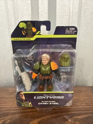 2021 Mattel Disney Pixar Light Year Jr  Zap Patrol Darby Steel Figure Sealed